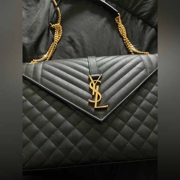 Authentic Saint Laurent Large Shoulder Bag - Picture 3 of 16